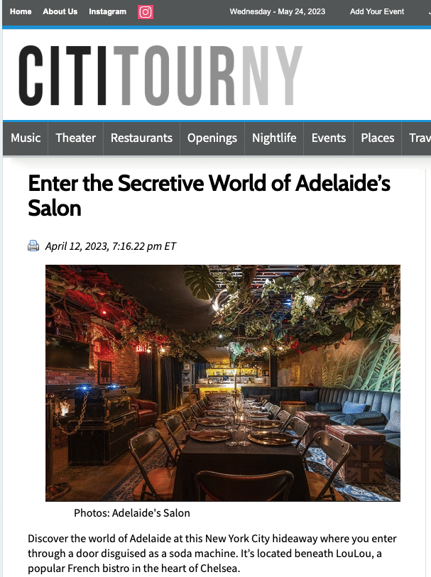 Enter the secret world of Adelaide’s!