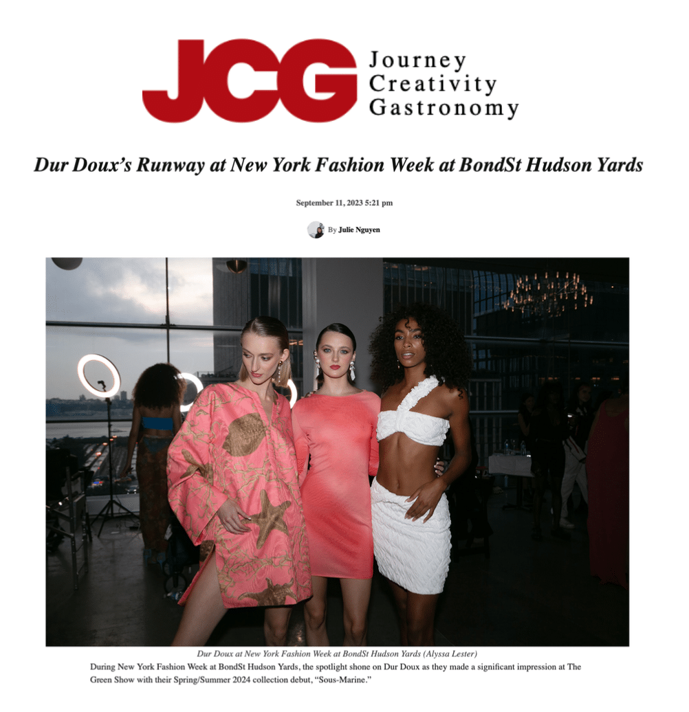 Dur Doux’s Runway Show at BondSt Hudson Yards for NYFW 2023